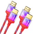 thumbnail image 1 of Cable HDMI JSAUX 10K 8K 2.1, paquete de 2 unidades, 1 m, 48 Gbps, ultrafino, 1 of 9