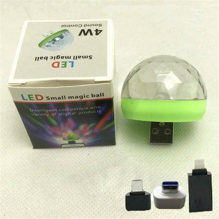 USB Mini LED Night Light Color Changed by Sound Music Magic Lights LED Mushroom with 3 (Best Magic Mushroom Kit)
