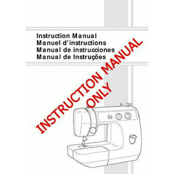 Brother LS-1717 Sewing Machine Owners Instruction Manual (Paperback)