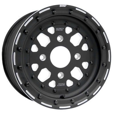 4/110 STI HD Beadlock Wheel 12x7 5.0 2.0 Matte Black for Yamaha GRIZZLY 700 4x4 2007-2018 