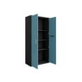 thumbnail image 4 of Eiffel 73.43" Garage Cabinet with 4 Adjustable Shelves in Blue Gloss, 4 of 7