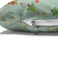 thumbnail image 4 of Christmas Pet Bed, Pattern of Different Christmas Treesnd Holiday Themed Snowflake Background, Chew Resistant Pad for Dogs and Cats Cushion with Removable Cover, 24" x 39", Multicolor, by Ambesonne, 4 of 4