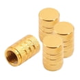 thumbnail image 4 of LOVIVER 4Pcs Tire Valve Caps Airtight Seal Universal for Motorcycles Suvs Gold, 4 of 8