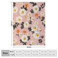 thumbnail image 4 of PRATYUS Flower Daisy Gifts Blanket, Flower Throw Blanket for Toddler Women, Gifts Blanket for Birthday, Leightweight Soft Cozy Blanket Home Couch Living Room Decor All Season Pink 40x50in, 4 of 6