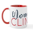 thumbnail image 2 of CafePress - Women For Clinton Mug - 11 oz Ceramic Mug - Novelty Coffee Tea Cup, 2 of 6