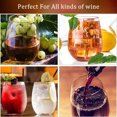 thumbnail image 4 of 4 Pcs Verres à Boissons Sans Pied 16oz Verres à Vin Transparents pour Bar à Domicile, Vin Rouge, 4 of 7