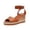 Brown Shoes, variant on KIJBLAE Women's Wedges Shoes Plus-size Summer Vintage Casual Wedge Fish Mouth One-line Buckle Sandals White 39 Lady Wedges Shoes