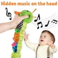 thumbnail image 2 of Baby Toys 12-24 Months, Musical Caterpillar Soft Stuffed Infant Toy with Multi-Sensory Crinkle, Rattle and Textures,Toys Gifts for Newborn 1 2 Year Old Boys Girls, Green, 2 of 6