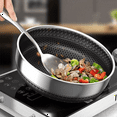 thumbnail image 3 of Nonstick Frying Pan, 10-Inch, Stay-Cool Handle, Dishwasher and Oven-Safe, Induction Ready, Compatible with All Cooktops(Without glass cover), 3 of 7