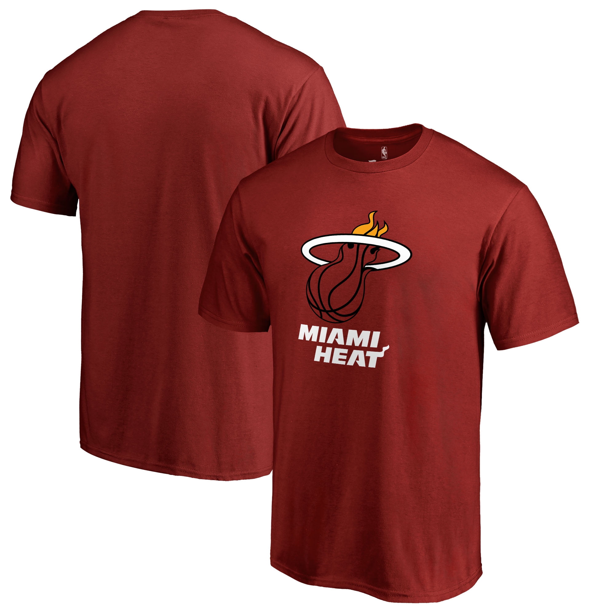 Miami Heat Fanatics Branded Primary Logo T-Shirt - Red - Walmart.com
