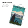 thumbnail image 3 of Lantern Press 1000 Piece Jigsaw Puzzle, Lake Clark National Park, Alaska, Lithograph, 3 of 5