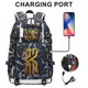 thumbnail image 4 of Periférico Serie Estrella Mochila Usb Multifuncional Mochila Fluorescente Luminosa Tamaño Kyrie Irving Color Gris, 4 of 5