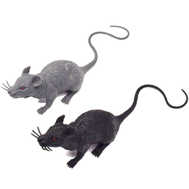 Juguete de broma, 22 cm, ratón de PVC, juguete mágico, modelo de simulación de utilería de broma