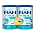 thumbnail image 1 of Alimento para niños de corta edad NAN Optimal Pro etapa 3 a partir de 1 año con 2 latas 1.2 kg c/u, 1 of 5