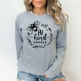 thumbnail image 3 of Inspirational Bee Kind Always Sweatshirt (L, LightPink), 3 of 7
