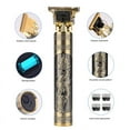 thumbnail image 3 of Electric hair clipper Razor electric cutting professional engraving old-fashioned Fader razor bald hair scissors-golden-Digital display, 3 of 5