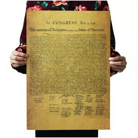 Arawara American History Declaration of Independence 20" x 14" Poster