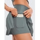 thumbnail image 5 of Falda CRZ YOGA Plisada de Cintura Alta con Bolsillos Gris Salvia M, 5 of 5