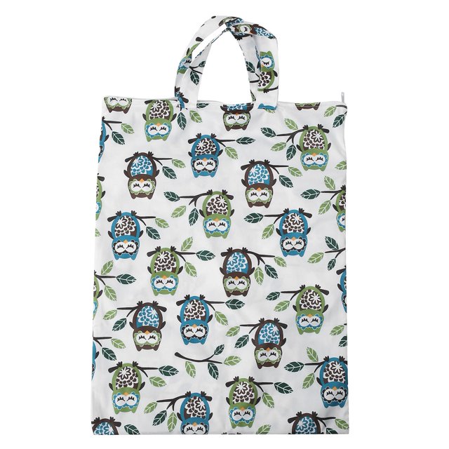 Waterproof Wet/Dry Bag Large Capacity Cloth Snack Bags Reusable Washable Diaper Organizer X30