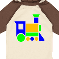 thumbnail image 4 of Inktastic Cute Colorful Train Boys or Girls Long Sleeve Baby Bodysuit, 4 of 5