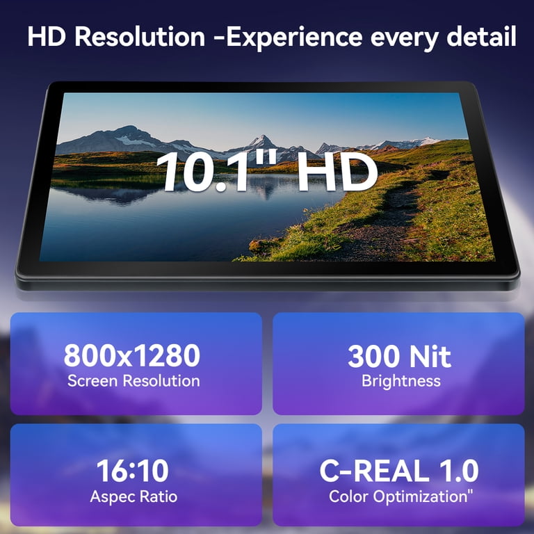 AEEZO Android 15 Tablet with Keyboard, 30GB RAM+128GB Storage