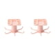thumbnail image 1 of Colgador de Cocina Advancent Giratorio 360 Grados 6 Garras Rosa 2Conjunto, 1 of 6