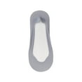 thumbnail image 3 of Siminsem Toes Home Women No Show Socks Ultra Low Cut Liners Non Slip Footies Invisible Hidden Loafer Socks with Silicone Heel Grips Breathable Thin Cotton Flat Liner for Boat, Dark Gray, One Size, 3 of 3