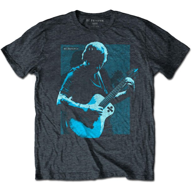 Ed Sheeran - Camiseta Chords para Adultos Unisex (Jaspeado Oscuro)