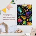 thumbnail image 6 of FMSHPON Tropical Leaves Monstera Leaf Butterflies Clipboard Hardboard Wood Nursing Clip Board and Pull for Standard A4 Letter 13x9 inches, 6 of 7