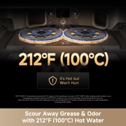 Dreame Matrix10 Pro Cleaning Bundle Robot Vacuum and Mop with 29000Pa Suction, Hot water Mop Washing, with AI RGB Avoidance, Black