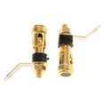 thumbnail image 3 of Poste de de conector de enchufe banana de cobre profesion para terminal de amplificador, paquete de 2 (negro) kusrkot Poste de enlace de altavoz, 3 of 6