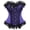 Purple, variant on Bunny Corset Tops for Women Fashion Night Out Red XXL