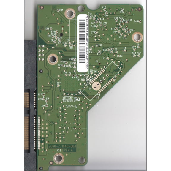 WD5000AAKX-753CA0, 771640-Z03 02P, WD SATA 3.5 PCB