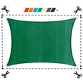 thumbnail image 4 of Colourtree Custom Size 10' x 17' Rectangle Green Sun Shade Sail Canopy UV Air & Water Permeable - Commercial Standard Heavy Duty - 190 GSM - 3 Years Warranty ( We Make Custom Size ), 4 of 5