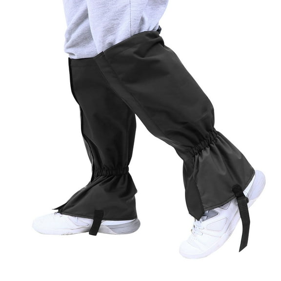 WHAMVOX  Walking Leg Cover Snow Boot Sleeve Ankle Gaiters Outdoor Waterproof Black