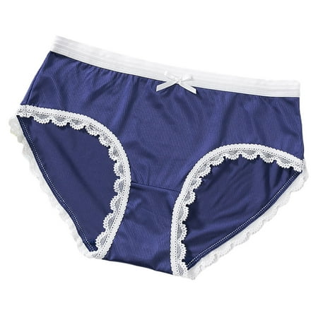 

Gubotare Underpants For Women Women Printed Underpants Comfort Low Rise Soft T Back G String Panties Multicolor L