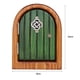 thumbnail image 4 of Puerta Hadas Casa Muñecas Elfo en Miniatura Artesanía para Árboles Jardín (5), 4 of 9