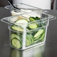thumbnail image 2 of TrueCraftware- 1/9 Size 4” Deep Food Pan Polycarbonate Clear Color- Food Storage Containers Plastic Food Pan Restaurant Commercial Hotel Pans for Food Prep Fruits Vegetables Beans Corns, 2 of 5
