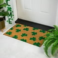 thumbnail image 2 of Northlight Natural Coir Shamrock Outdoor Doormat 18" x 30", 2 of 5