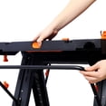 thumbnail image 4 of Portable Workbench with 2-in-1 Functionality, Heavy-Duty Aluminum Frame, Adjustable Height, Includes Clamps and Limit Blocks, 4 of 16