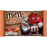M&M's | Creepy Cocoa Crisp - Halloween Special Candy | Dark Chocolate, 8oz Bag (Pack of 2)