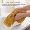 thumbnail image 4 of Unique Bargains Ultra Soft Highly Absorbent Quick Dry Hand Towels Yellow 29" x 13", 4 of 8