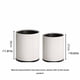 thumbnail image 5 of Monstrate Cubo de basura de basura de acero inoxidable, contenedor de basura de cocina de gran capacidad de boca ancha de doble capa Suministros de limpieza para el hogar 10L Tipo 1 Blanco, 5 of 6