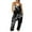 Dark Gray, variant on Women's Casual Loose Baggy Pocket Jumpsuit Fashion Playsuit Trousers Overalls Sling Jumpsuit