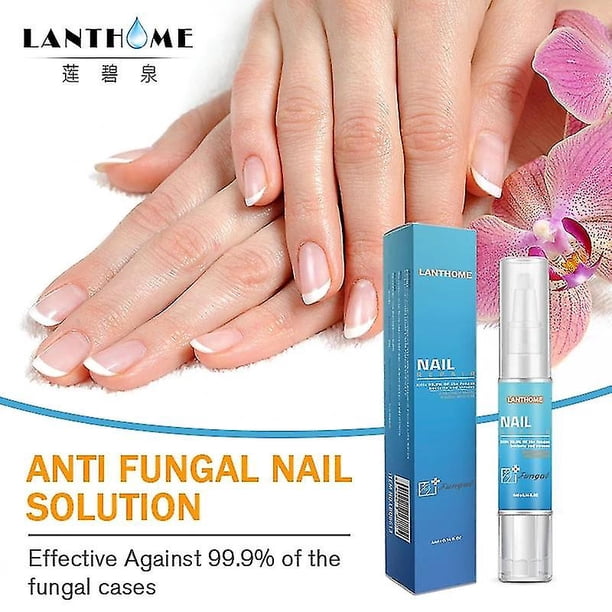 Potente bolígrafo para tratamiento de uñas, onicomicosis, paroniquia, antihongos, suero de reparación líquido para el cuidado de hongos en los dedos del pie a base de hierbas chinas Feliz Sencillez