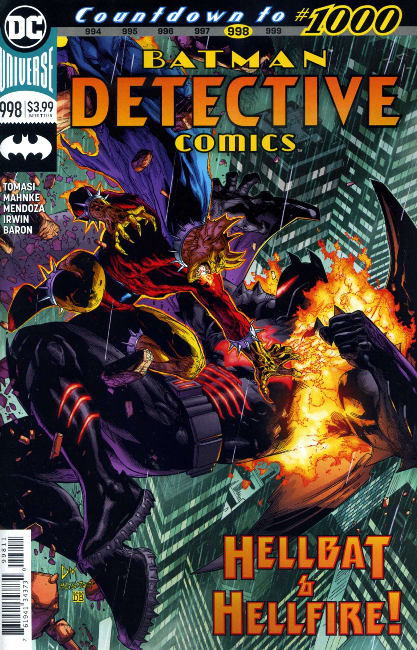Cover of Detective Comics #998