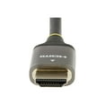 thumbnail image 2 of StarTech.com 20in (50cm) HDMI 2.1 Cable 8K - Certified Ultra High Speed HDMI Cable 48Gbps - 8K 60Hz/4K 120Hz HDR10+ eARC - Ultra HD 8K HDMI Cord - Monitor/TV/Display - Flexible TPE Jacket - Ultra High Speed - HDMI cable - HDMI male to HDMI male - 1.6 ft - shielded - gray, black - passive, 4K120Hz support, 8K60Hz (7680 x 4320) support, 2 of 6
