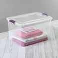 thumbnail image 5 of Sterilite 66 Qt. Latch Box Moda Purple Case of 6, 5 of 6