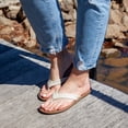 thumbnail image 5 of Okabashi Baha Women's Flip Flops-Toffee/Vanilla-L, 5 of 7