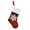 XMAS-STK-RD, variant on Xuniizn Christmas Stockings Bulk, Assorted Festive Xmas Stockings for Fireplace Mantel Decor, Traditional Holiday Ornaments, Christmas Decorations for Home, Cloth, White